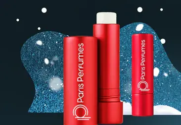 Balsamuri de buze roșii cu logo Paris Perfumes