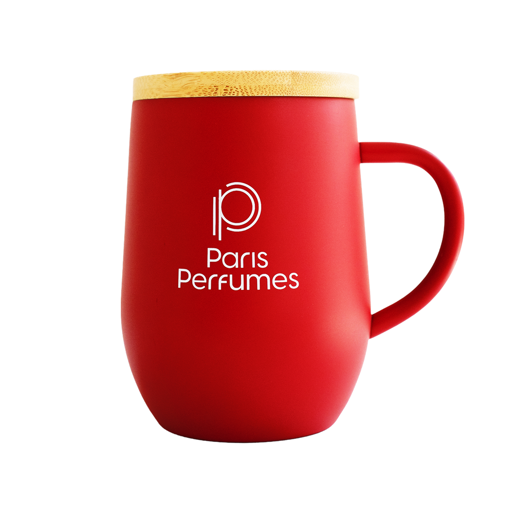 Cană termică roșie Paris Perfumes 300 ml